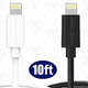 2-pack 10' Lightning cables, $15 with code J5WSFAHZ